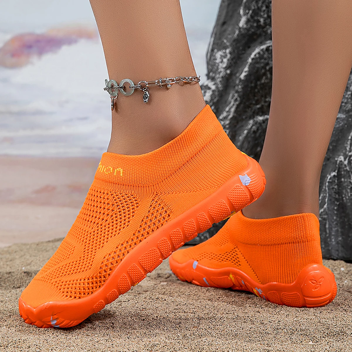 Women's Quick-Drying Water Shoes, Non-Slip Wading Shoes, Outdoor Breathable Amphibious Shoes, Beach Fishing Hiking Shoes
