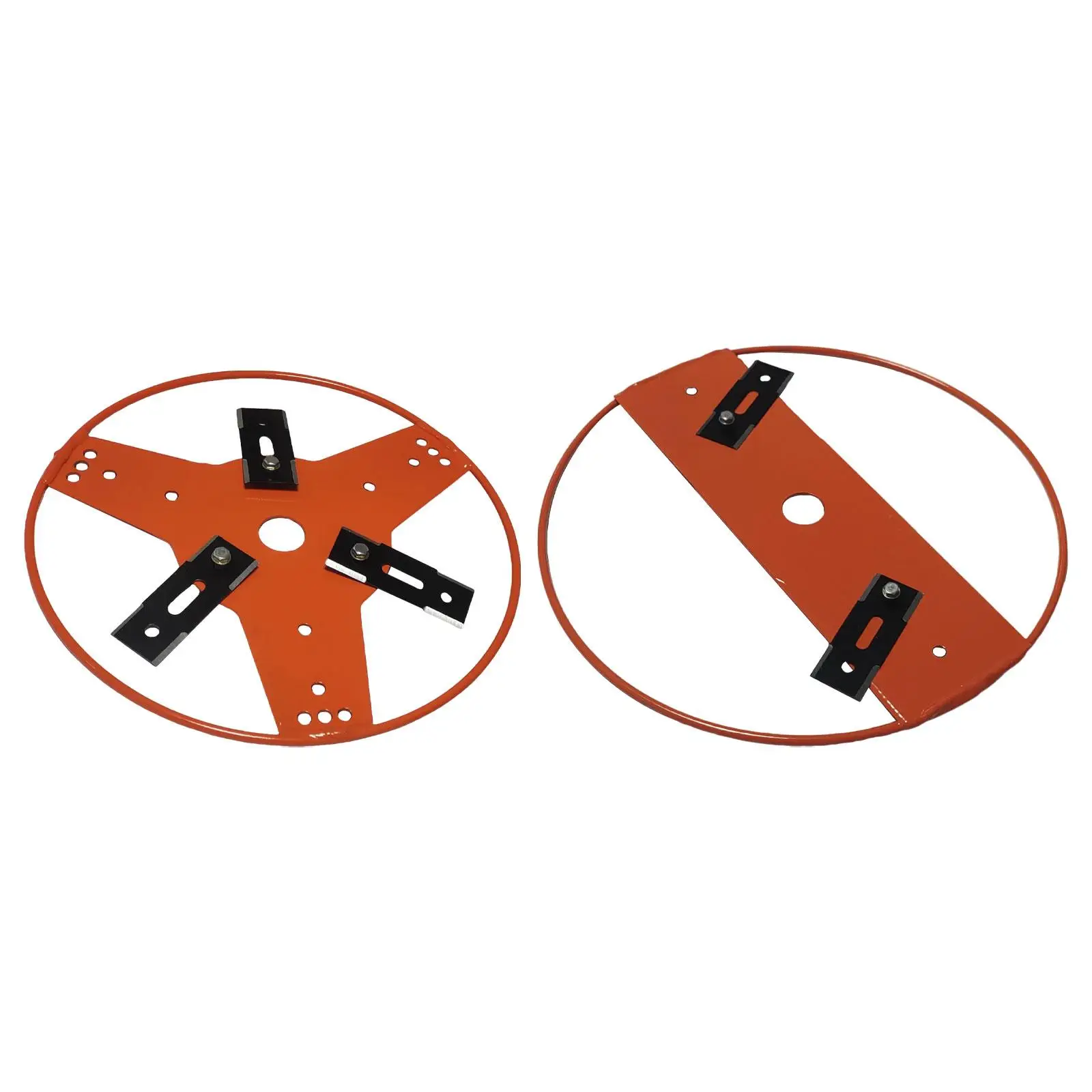 

Grass Trimmer Head with Proctection Cover Heavy Duty 2.5cm Hole Rustproof Parts Shaper Blade Replacement for Weeding Gardening