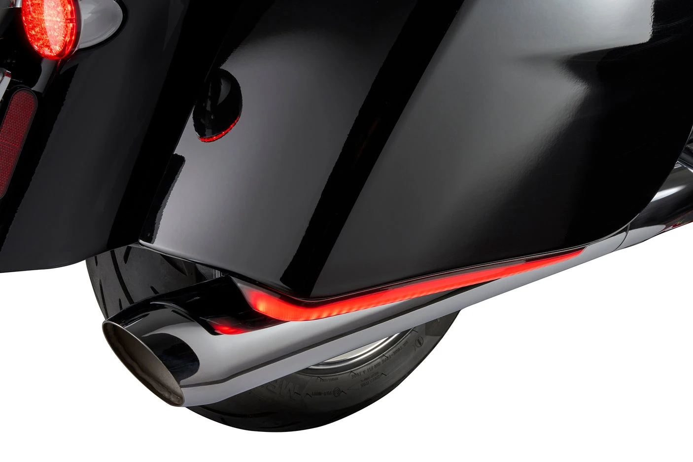 أضواء الدخان التتبع LED بدوره/الفرامل لـ Indian Challenger Limited/Dark Horse/Dark Horse Icon دراجة نارية السرج الخلفي