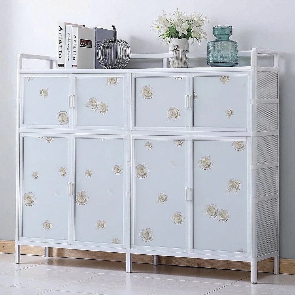 

Simple assembly at the door of the home, shoe cabinet storage, outdoor waterproof and sunscreen multi-functional locker
