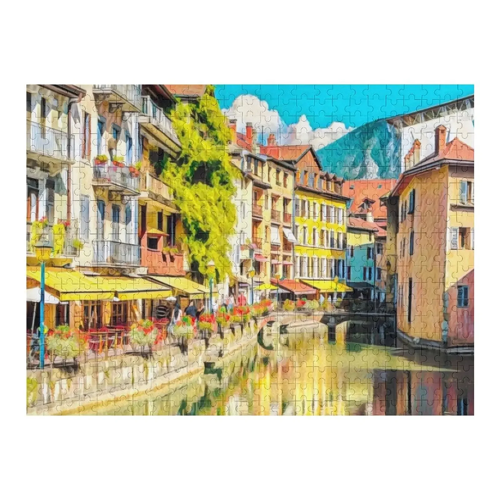 

Пазл Lyon Streets, диорама, аксессуары, персонализированный персонализированный пазл с именем