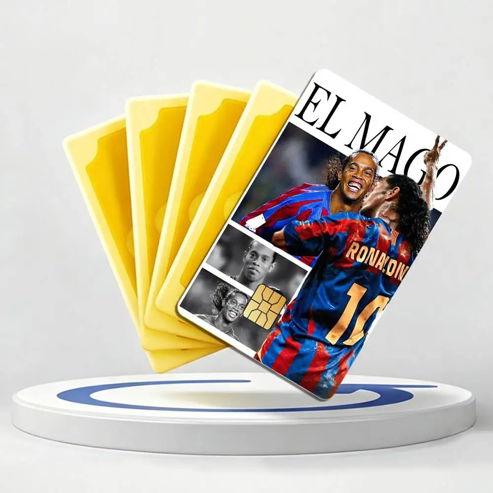 O Bruxo Ronnie Football R-Ronaldinho  Card Stickers for Bank Access Protective Waterproof Film Cover Sticker Gift