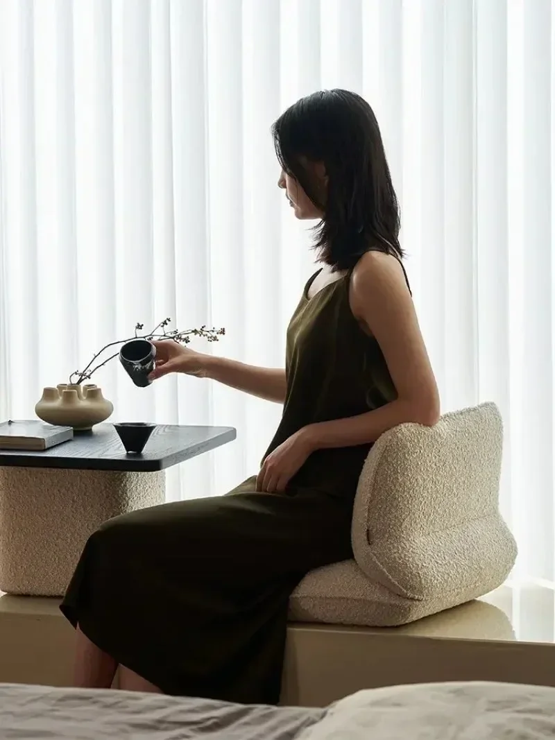 Lazy Sofa Tatami Single Single Simple Japanese Bay Window, Legless Dormitory Small Chair Furniture