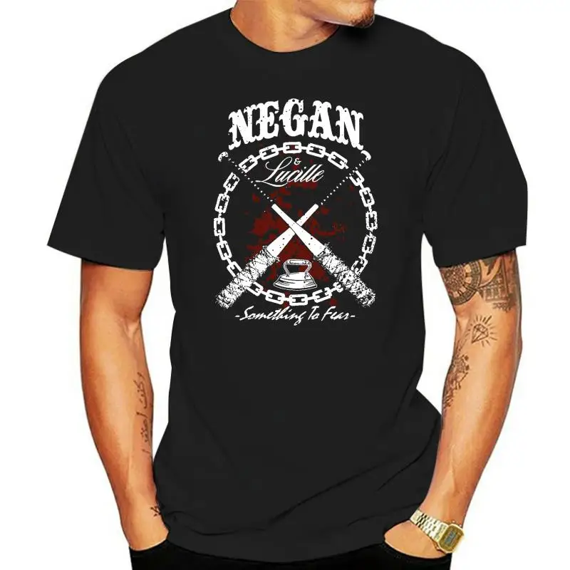 Different Colours High Quality Short Sleeve women Top The Walking Dead Negan Lucille Crew Neck T Shirt