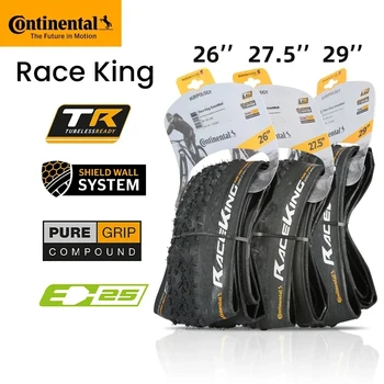 Continental MTB Tire Race King 26 27.5 29 2.0 2.2 Tyre Rim 29 26 27 180TPI Bicycle Folding Tire Anti Puncture MTB Tubeless Ready