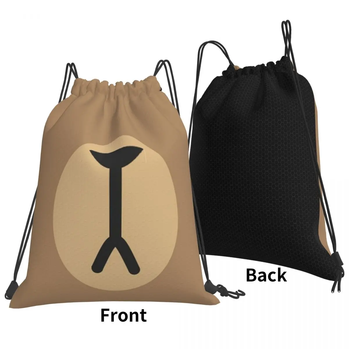 

Mocha Bear And Milk B Backpacks Multi-function Portable Drawstring Bags Sports Bag Book Bags For Man Woman School