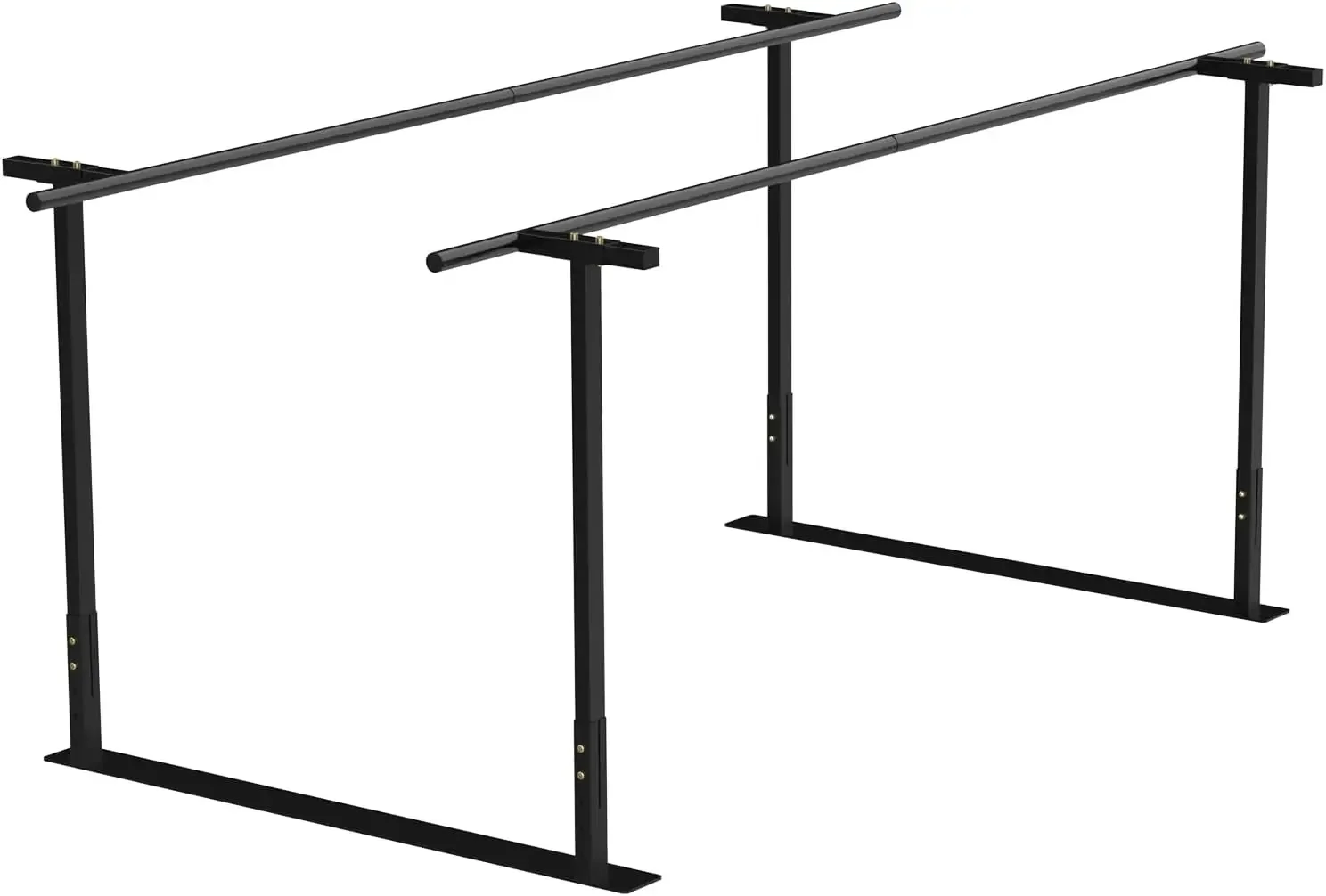 Physical therapy parallel bars, Walking assist bar for rehab & walking balance issues, Adjustable height & width (8FT)