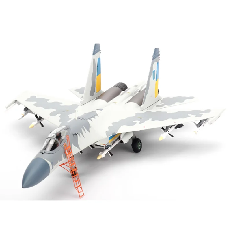 

JC WINGS Diecast 1/72 Scale Ukrainian Air Force SU27 SU-27 Fighter Aircraft Model Collection Decorative Ornaments Toy