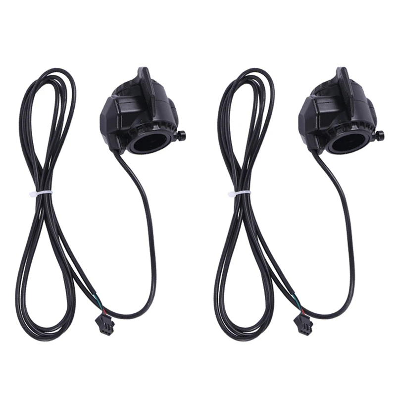 

2X Speed Control 3Wires Thumb Throttle 22.5Mm Handle Shifter Finger Accelerator For Electric Bike Scooter Throttle Right