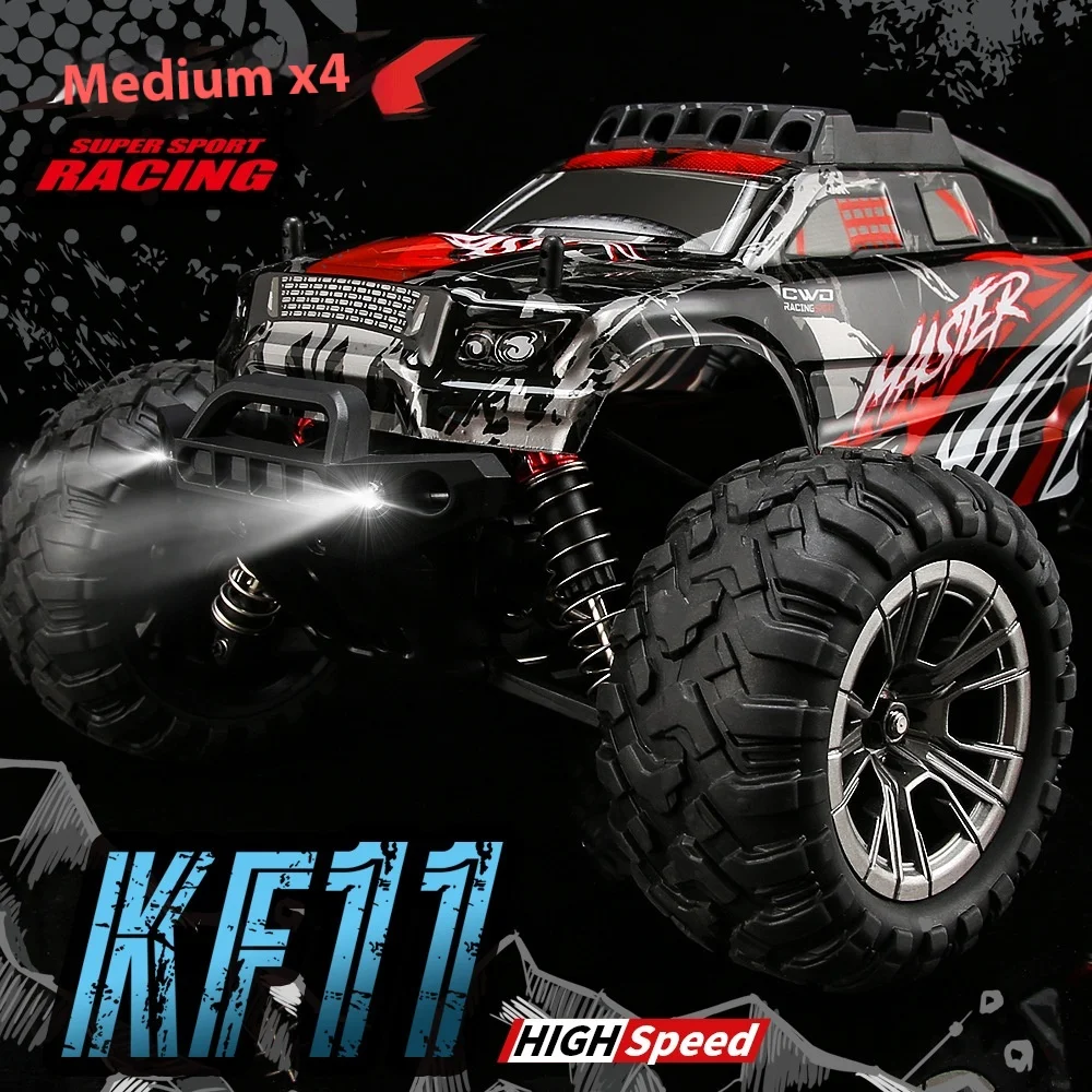 

New Kf11 Toy Car 1 To 16 Full Scale Remote Control Four-wheel Drive Cross-country Climbing Drift High-speed Car