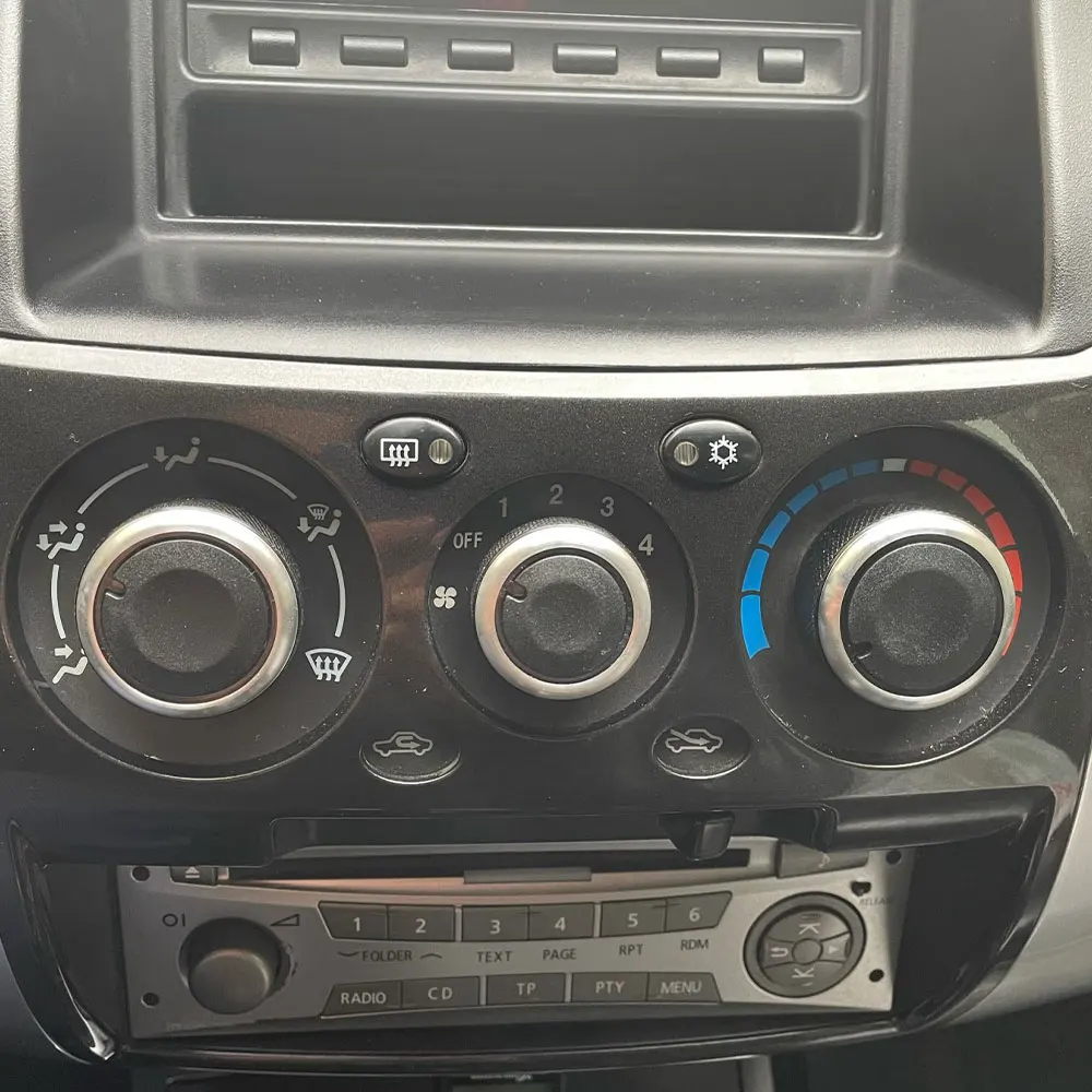 For Mitsubishi Triton 2006 - 2014 AC Knobs Air Conditioning Knob Heat Control Switch 3Pcs/Set Aluminum Alloy Knob Accessories