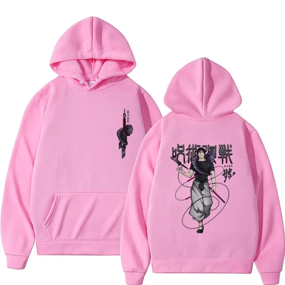 Japanese Anime Family Hoodies Jujutsu Kaisen Fushiguro Toji Graphic Male Fashion Manga Streetwear Men Women Oversized Sweatshirt