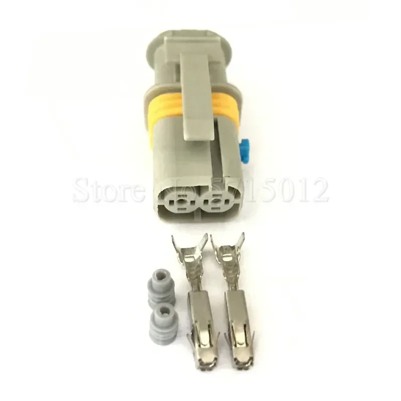 2 Hole 18286000002 Grey Automotive Connector Auto Light Lamp Plug