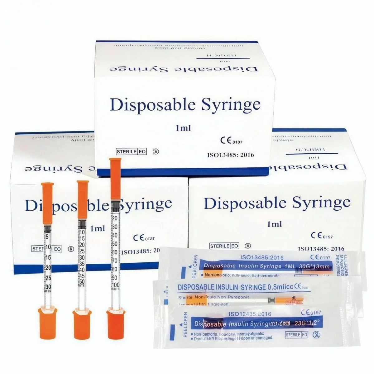 Baby Food Allergy Rash - 100Pcs 1ml Suntikan Insulin Steril Sekali