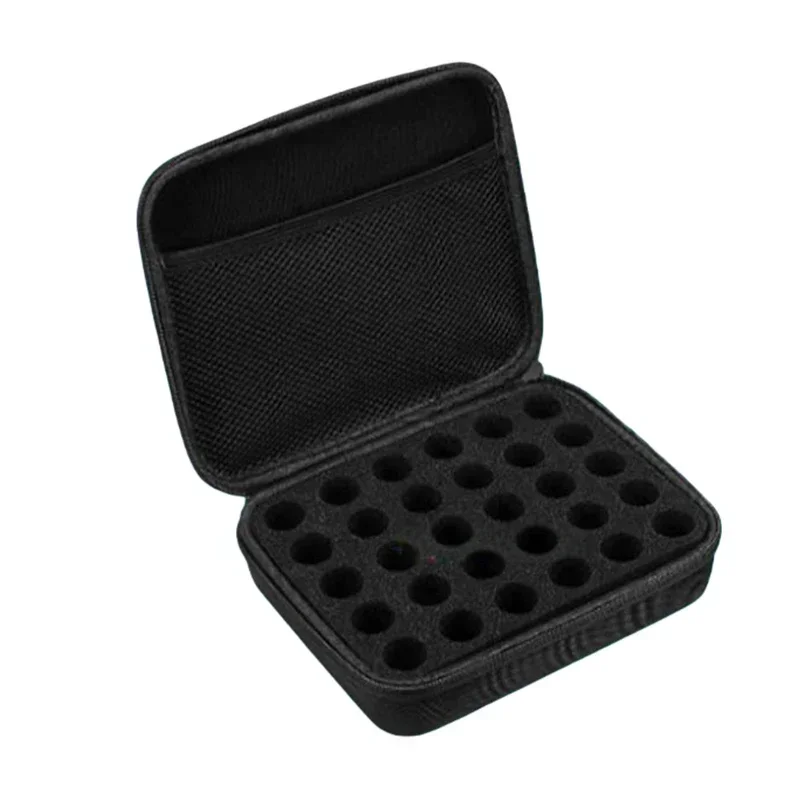 30/60 Slots 10ml Insulin Vial Storage Box with Mesh Bag for Organizing Small Injection Vials Portable Samll Bottle Carrying Case