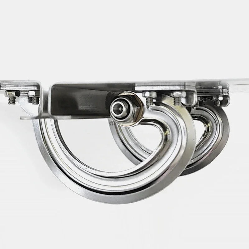 1PCS K244B Internal Torque Hinge 304 Stainless Steel Large Curved Furniture Cabinet With Hidden Turning Adjustable Hinges