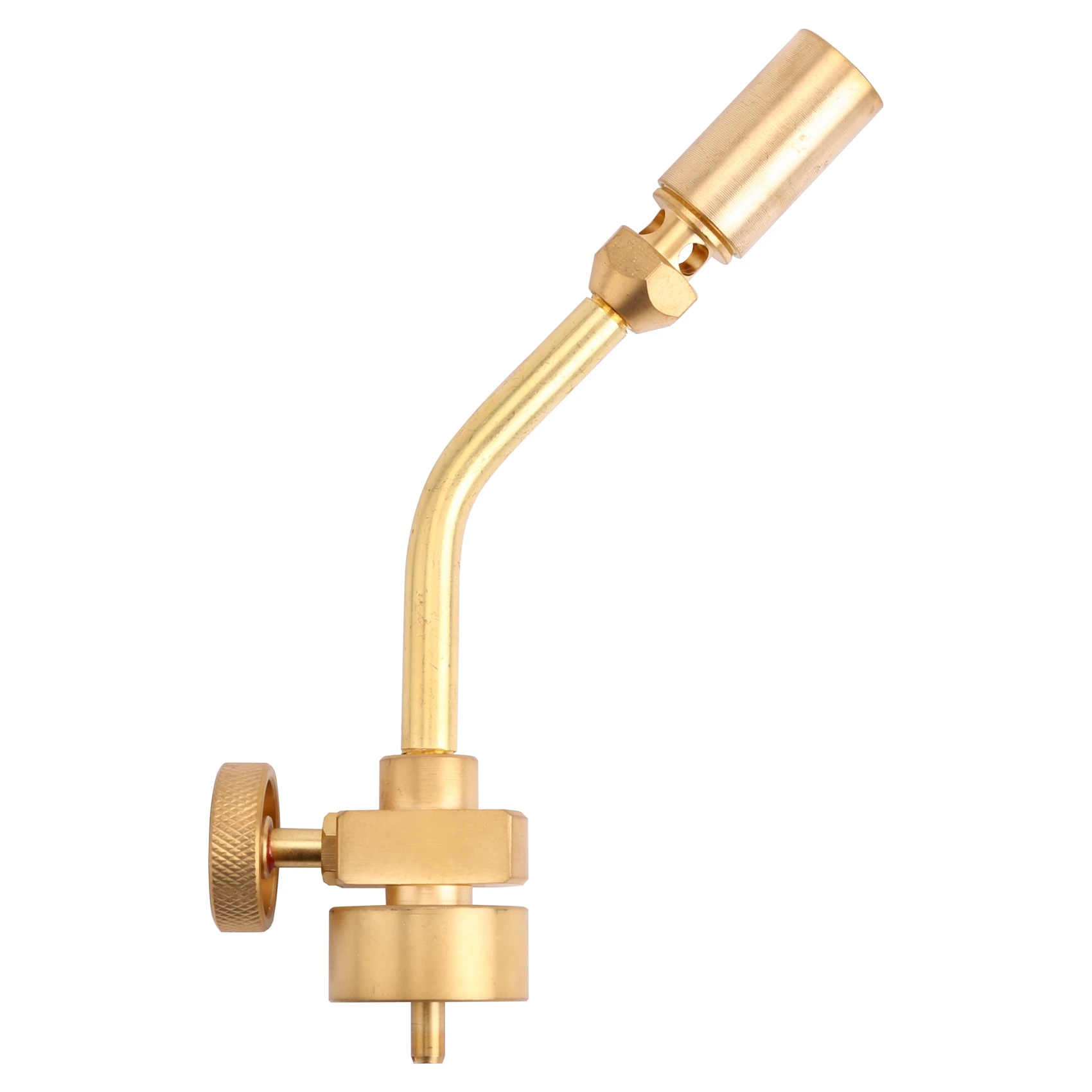 

A19Q-Brass Pencil Flame Propane Welding Torch Head, Start Metal Handle Torch MAPP Gas Propane Torch Head