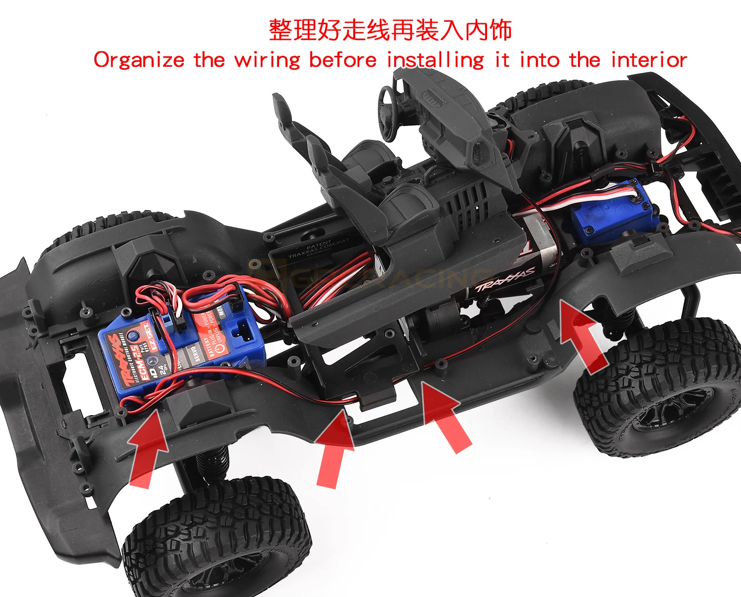 1/18 Innenraum 3D-Druck Sitze/Mittel konsole/Kotflügel für Traxxas Trx4-m Bronco Trx4m RC Crawler Auto Upgrade Zubehör – Detail 24