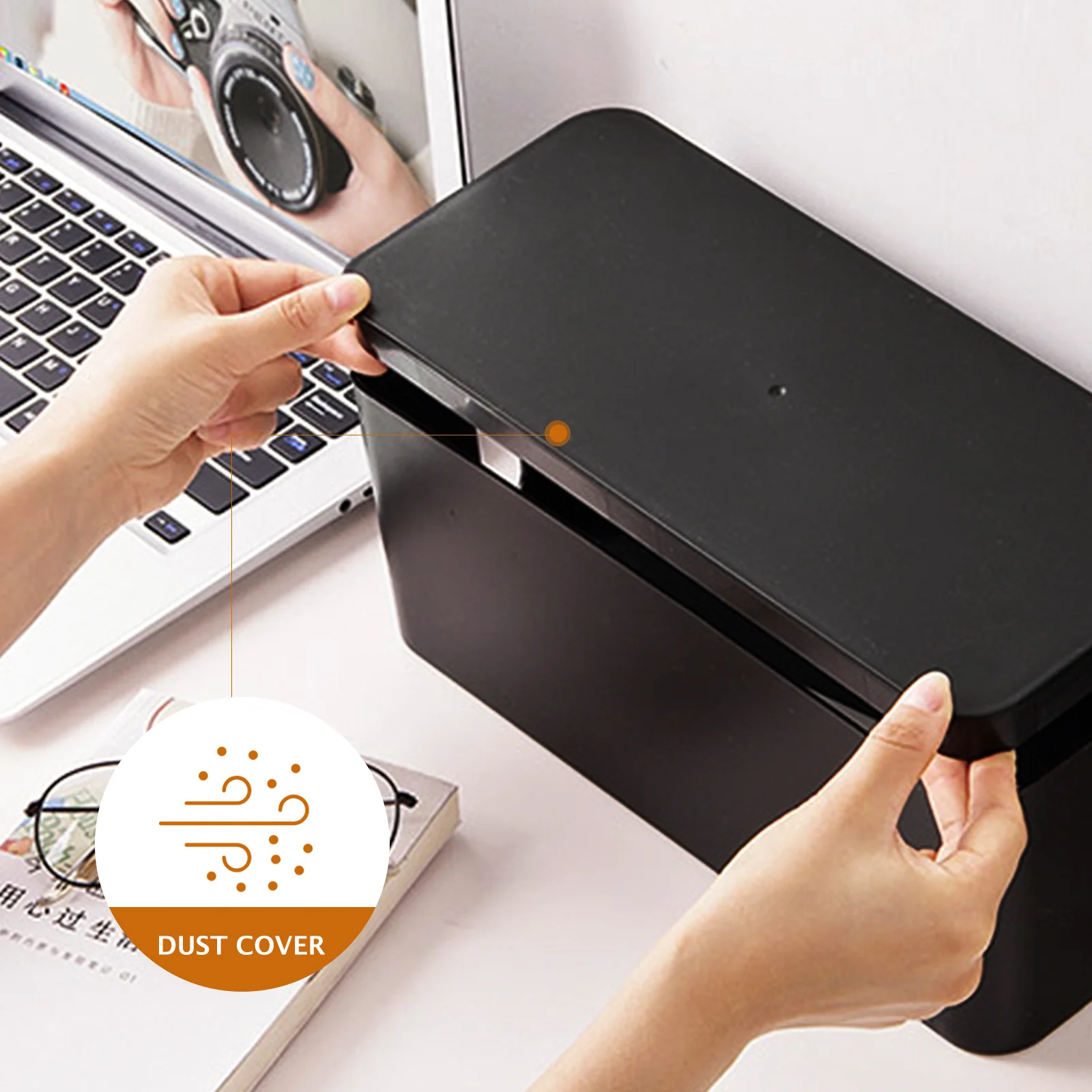 

1Pcs Durable Cable Box Plastic Organizer Home Office Socket Cord Management Box Large Opening Easy Operation Hollow Design