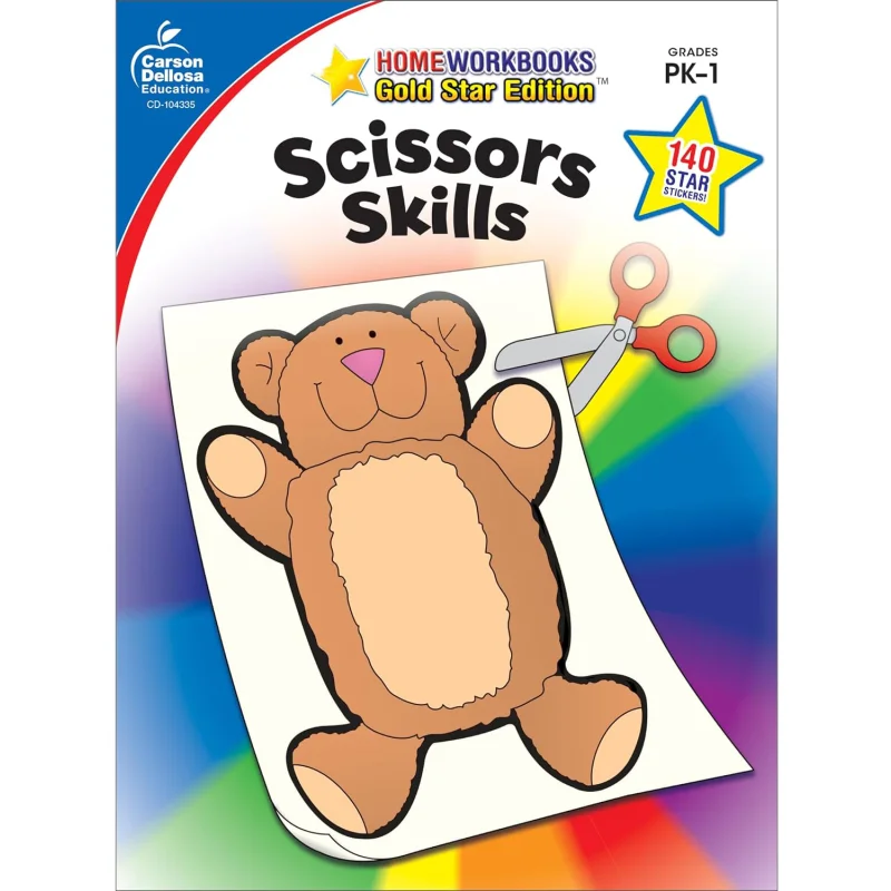 Scissor Skills Activity Book For Kids Ages 35 Carson Dellosa Carson Dellosa Education 9781604187663 Book