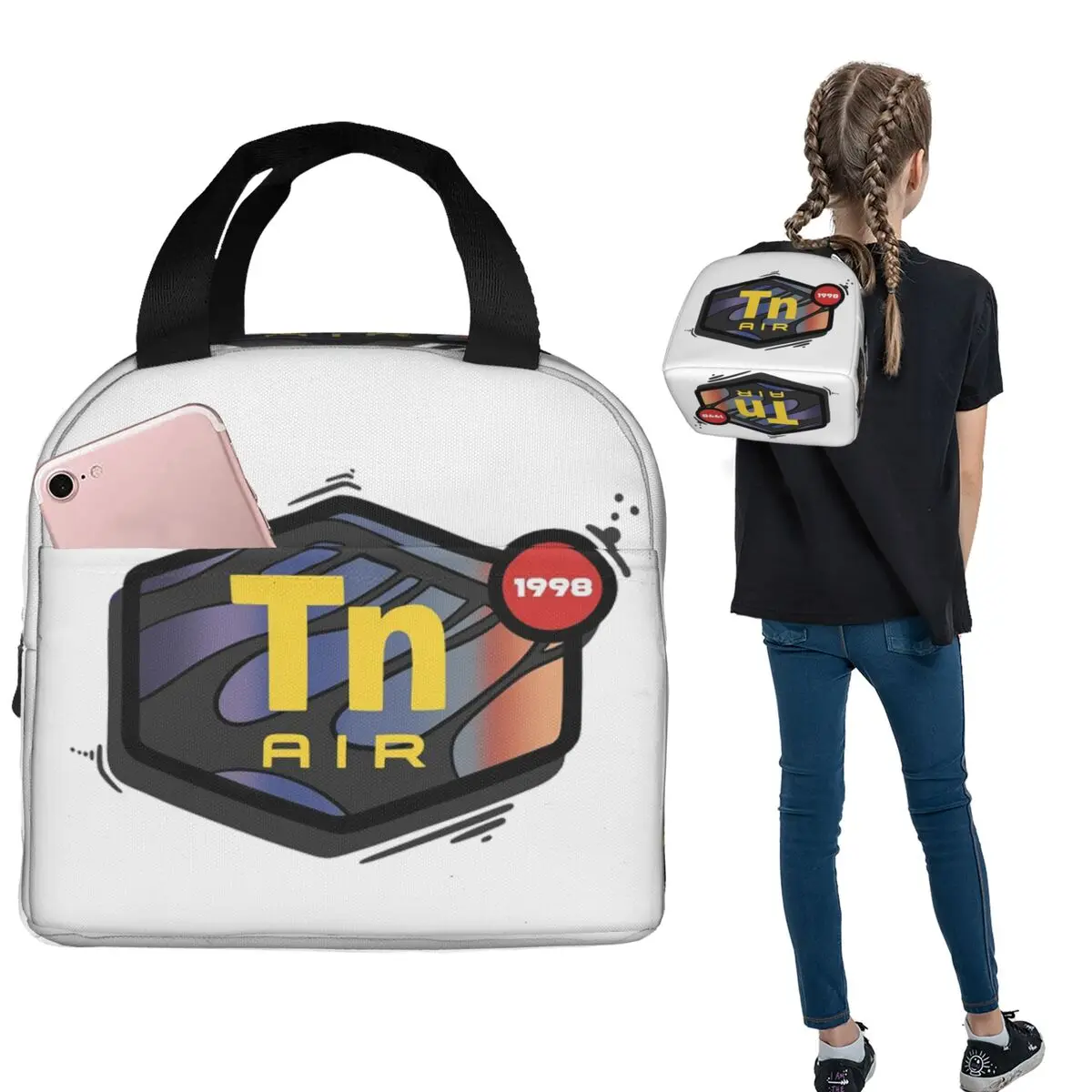 Сумка для обеда Air Max TN Plus с изоляцией для женщин и детей, портативные коробки для еды, термосумка для обеда