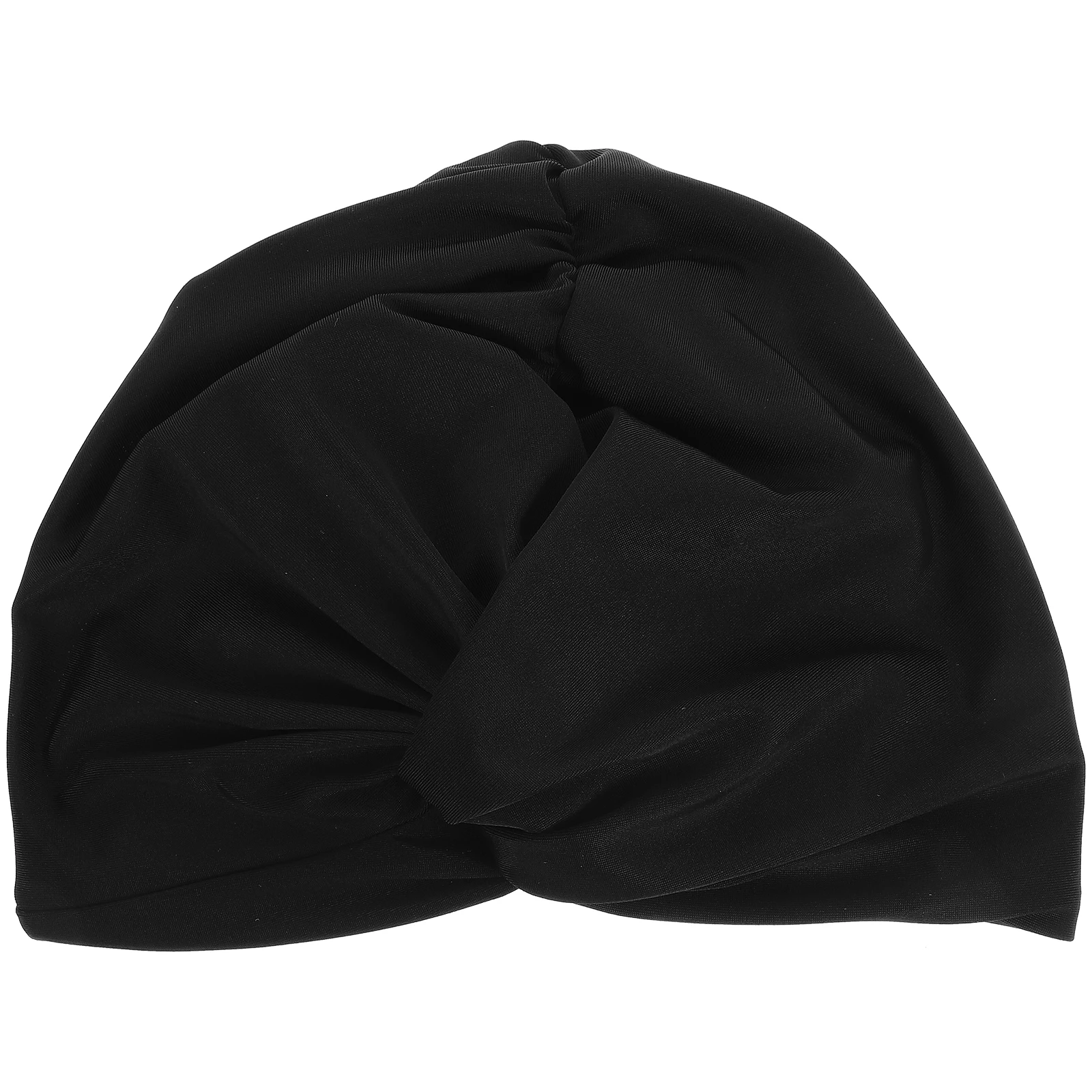 

Beach Hat Swim Cap Women Adult Short Hair Swimming Womens Caps for Turban Waterproof Bath Cute Pleated Ladies Shower Bonnet