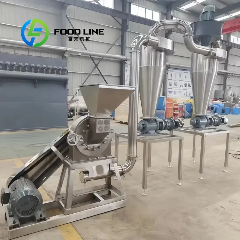 Large Commercial Ginger Cleaning Drying Machine Ginger Powder Drying and Grinding Machine Ginger Powder Packing Machine