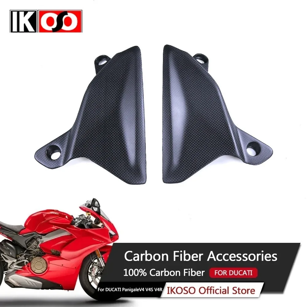 For Ducati Multistrada V4 V4S Motorcycle Modification Accessories Pure Dry Carbon Fiber Front Side Guide Side Panel Fairing Kit