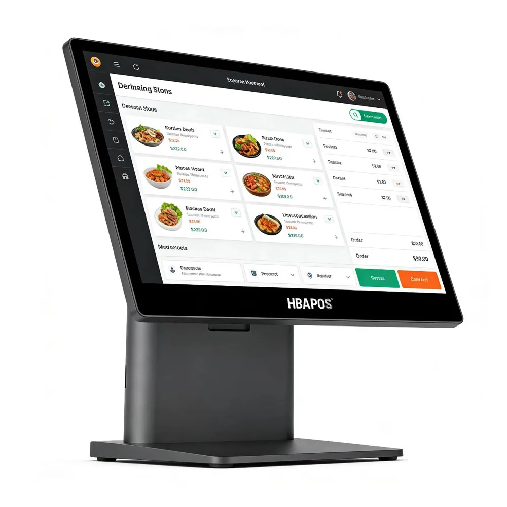 ATV&UTVAll One 15.6inch POS Terminal Touch Screen Windows 10/11 Bluetooth/Wi-Fi 6 Aluminum Alloy for Retail Small Business