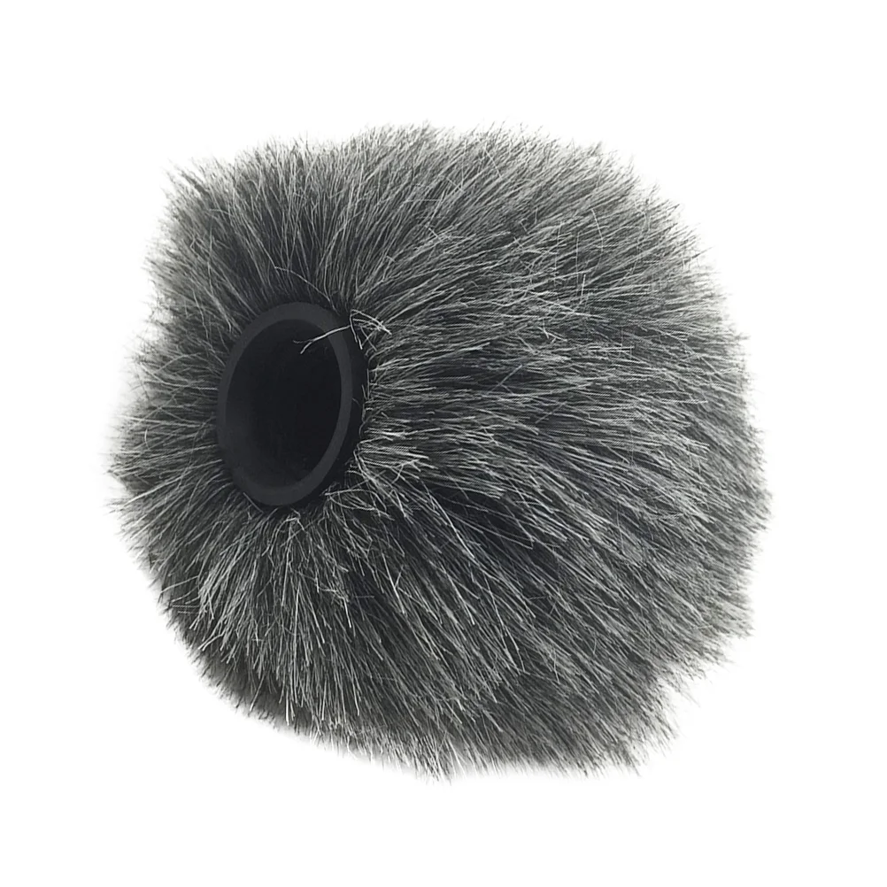 Microphone Windproof Sweater Dust Cover Furry Windscreen Muff for Artificial Plush and Sound-absorbing Cotton