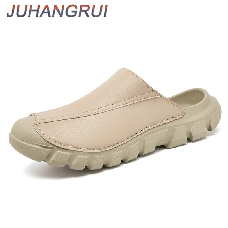 

2026 Men Summer Slippers Breathable Home Indoor Slippers Lightweight Mens Casual Shoes Soft and Walking Shoes Large Size 39-46
