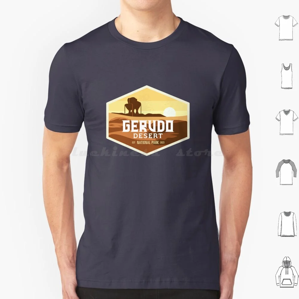 Gerudo Desert National Park T Shirt 6Xl Cotton Cool Tee Totk Tears Of The Kingdom Breath Of The Wild Legend Of Hyrule National