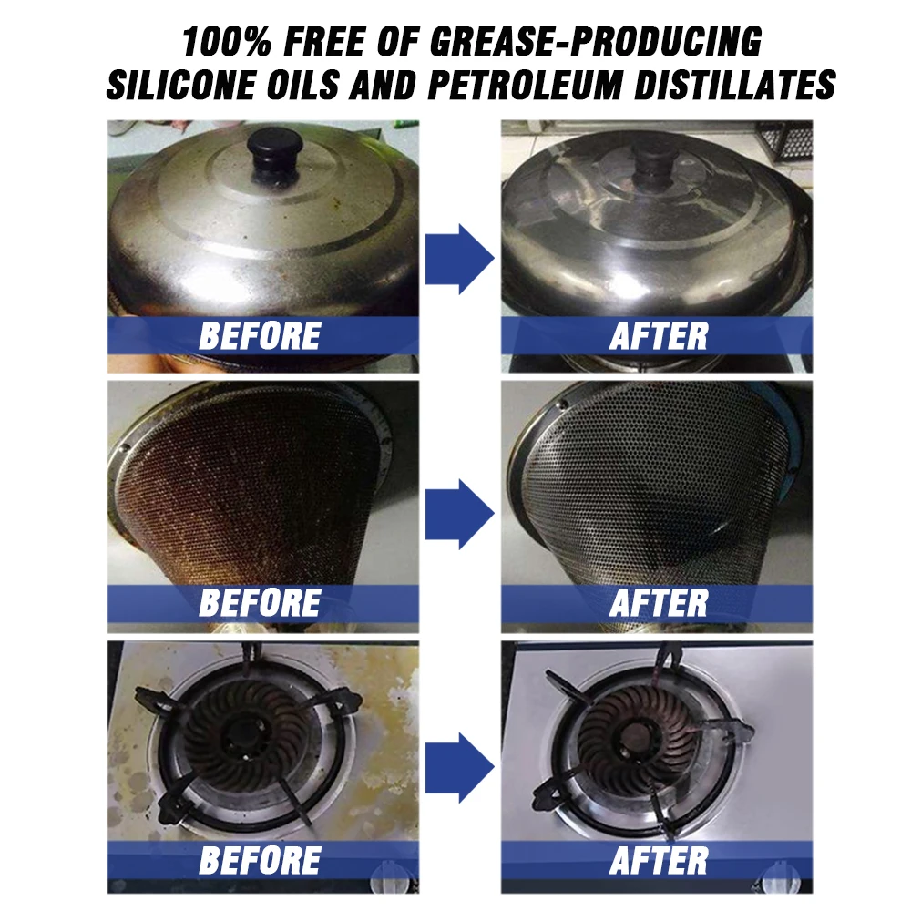 30ml Kitchen Cleaning Foam Cleaner Strong Stain Oil Remover Cleaning Bubble Agent Household Kitchen Stoven Range Hood Cleaning