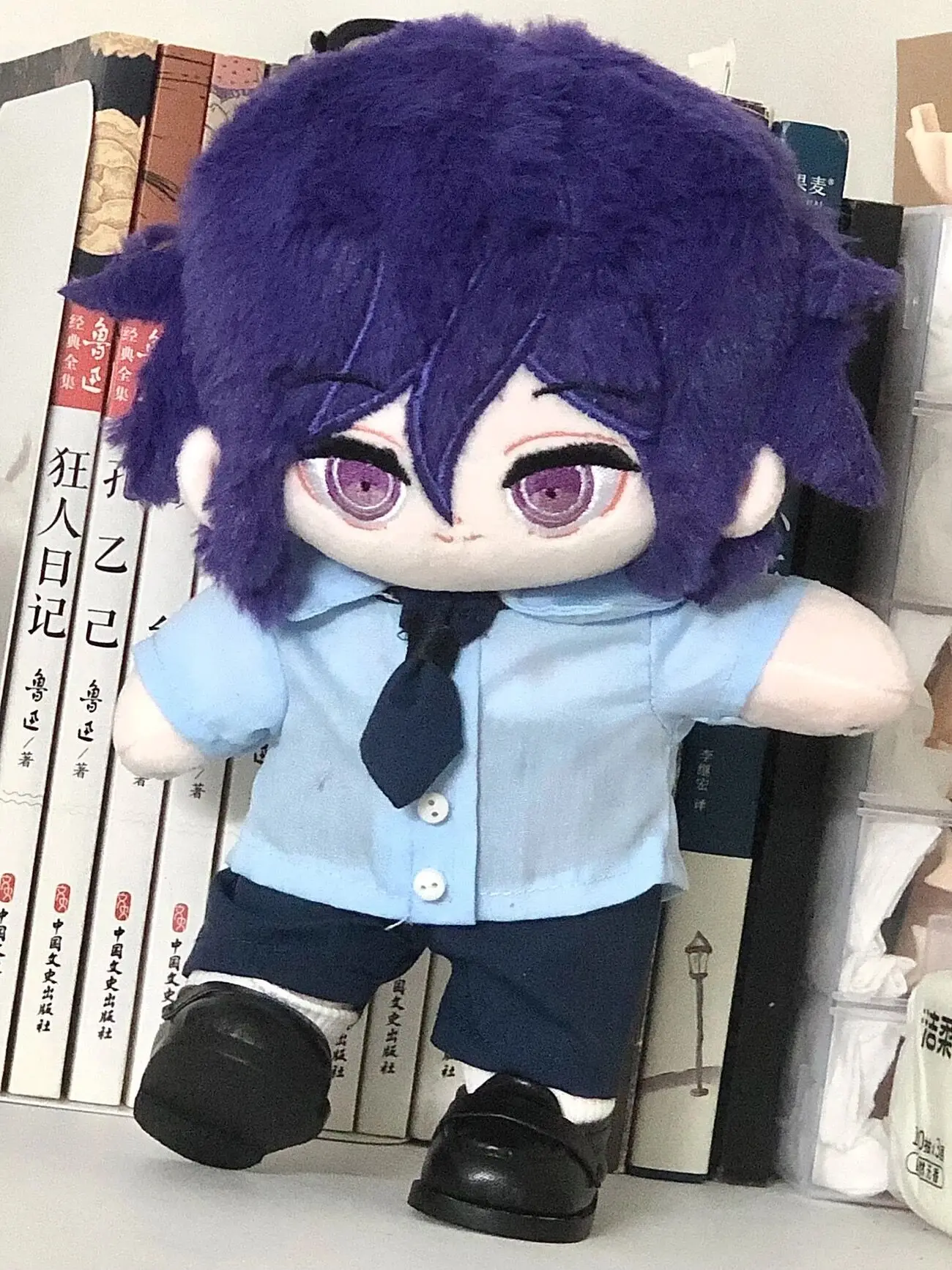 Anime Rol Kokichi Oma 20Cm Knappe Jongen Zacht Pluche Katoenen Pop Lichaam Verkleed Knuffels Poppetjes Figuren Kerstcadeau