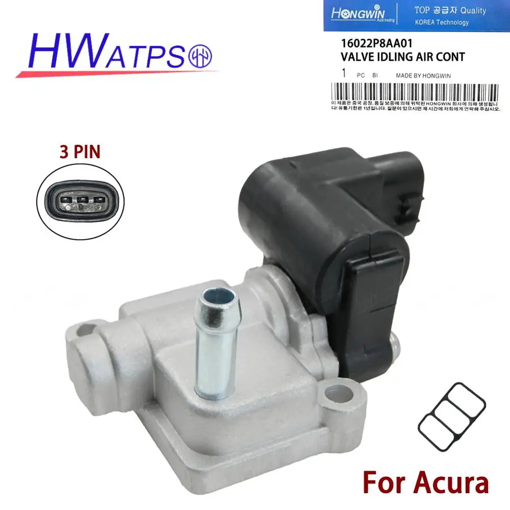 Idle Speed Air Control Valve 16022-P8A-A01 For Honda Odyssey Pilot Accord Acura CL TL MDX 3.0L 3.5L 16022P8AA01 229688 2H1384