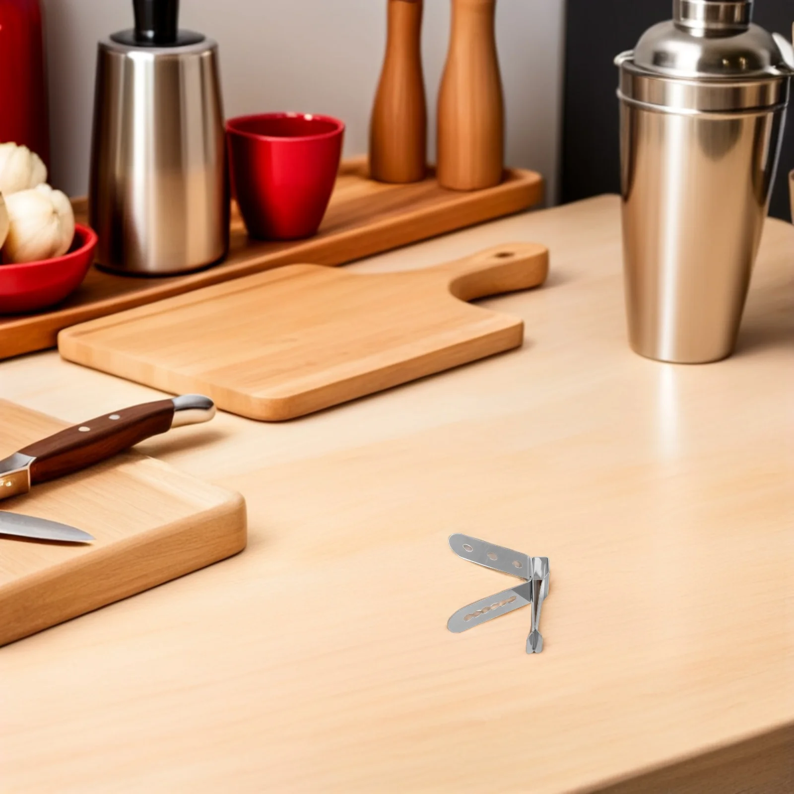 

4Pcs Universal Thermometer Clip Holder Stainless Steel for Pots Cups and Grills Precise Temp Control 4.3mm Thermometer Holder