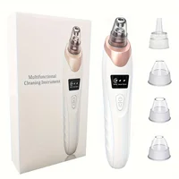 Cloud Prime Electric Facial Pore Cleaner Pimple Adsorbent Rechargeable Blackhead Reduce Tool 3 Suction Power, 5 Probes For Christmas And New Year Gifts 4