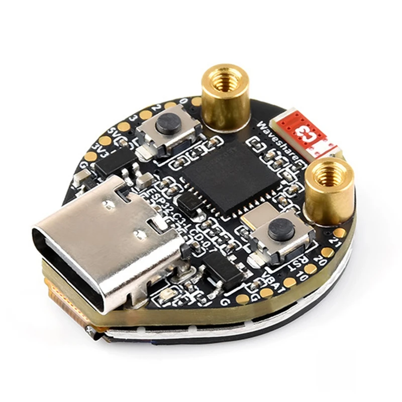 

2025 New ESP32-C3 Iot Development Board On-Board 0.71-Inch SPI Interface LCD Screen 160X160 Pixels Demo Board Round LCD Dashboar