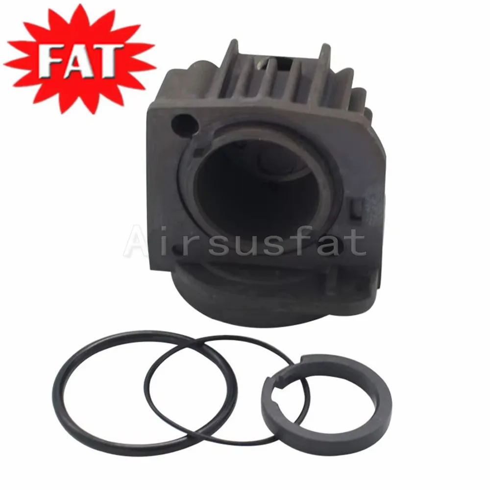 Air Suspension Compressor Cylinder Head + Piston Rings For Audi Q7 A6 C6 Porsche Cayenne VW Touareg 4L0698007A 4F0616006A