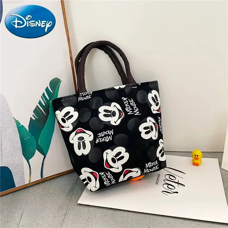 Disney Cartoon Fashion Minnie torebka torba na zakupy o dużej pojemności artykuły podróżne Mickey Mouse Lady płócienna torba na ramię typu crossbody