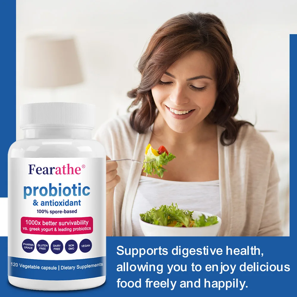 Probiotics for Men and Women - Spore-Based Probiotics, Supports Digestive, Gut Health, and Immune Health, 120 Capsules - Image 5