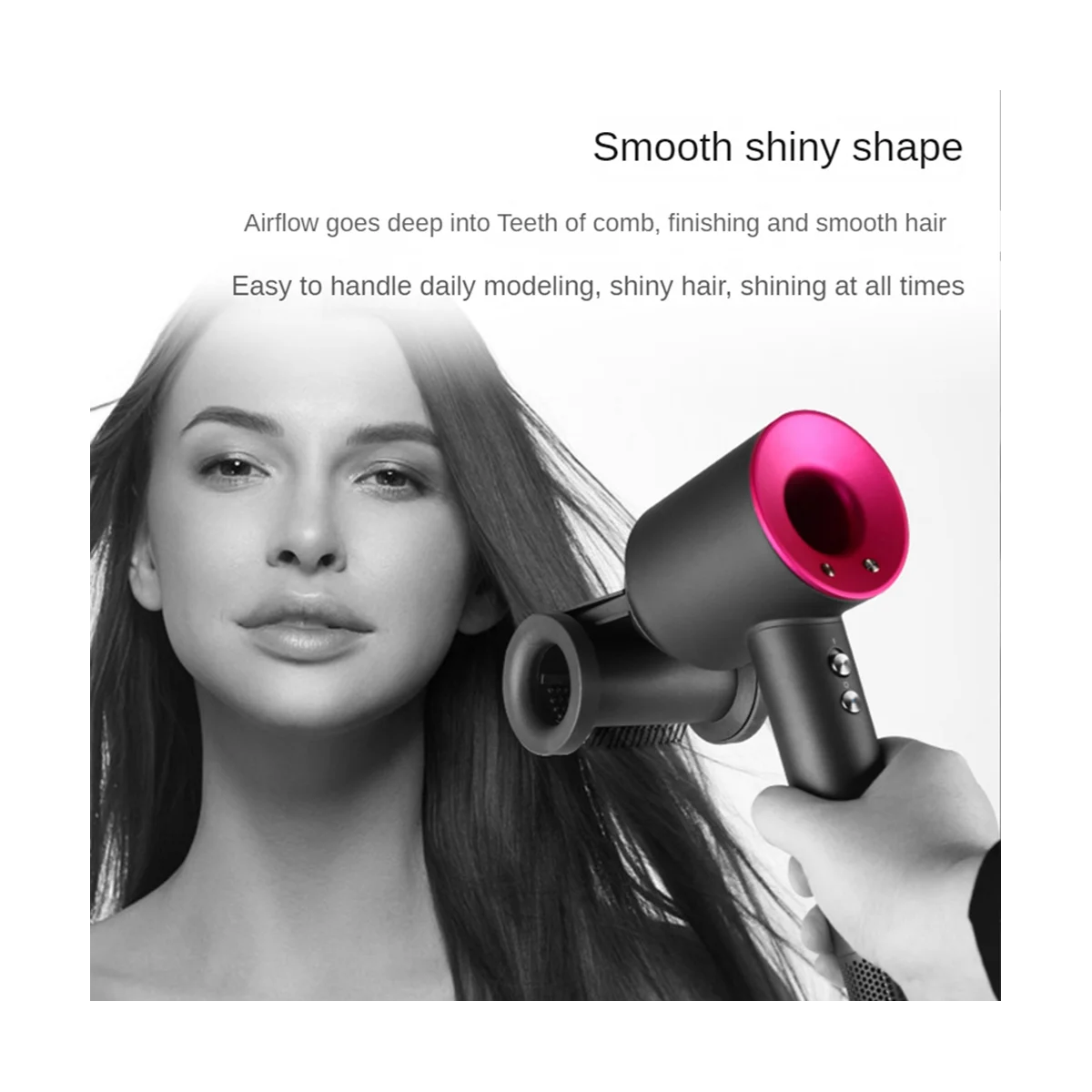 Anti-Flying Nozzle for Dyson Supersonic HD01 HD02 HD03 HD04 HD08 HD15 Create Smooth and Volume Hair Styling Tool
