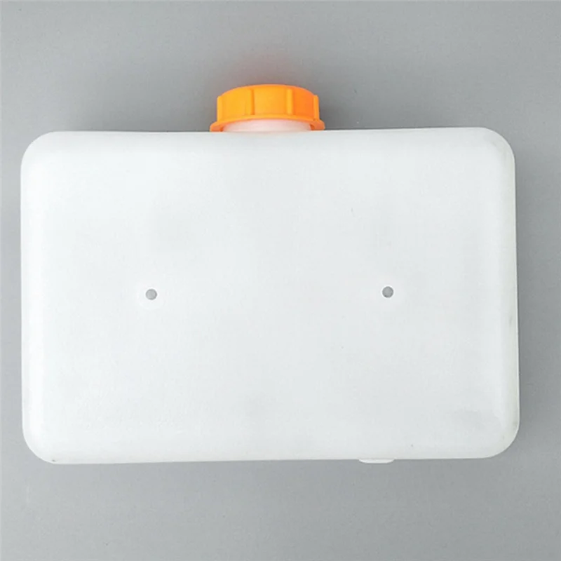 5L Plastic Air Parking Heater Fuel Tank 2 Hole Oil Storage White & Yellow Plastic For Car Truck Caravan Fuel Oil Tank-AS55