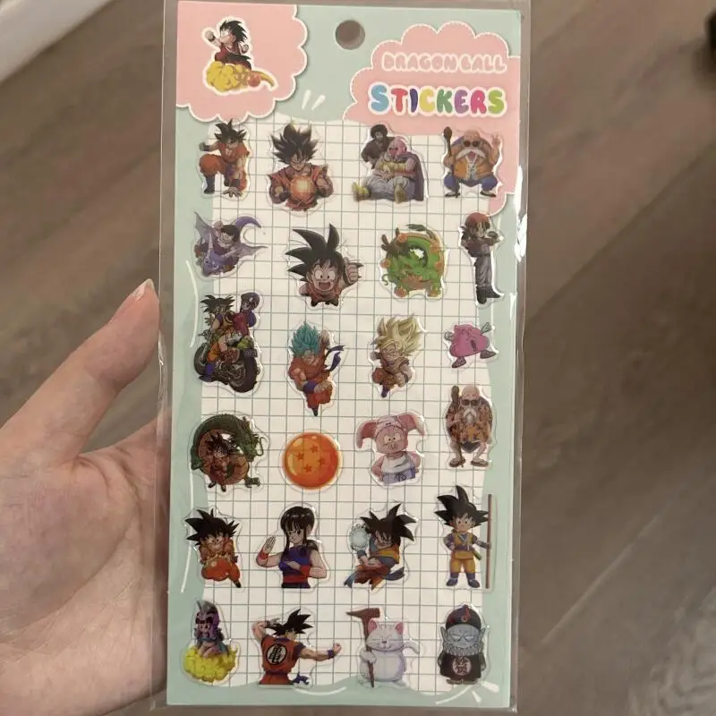 

New Dragon Ball Cartoon Droplet Adhesive Stickers Anime Peripheral Diy Water Cup Phone Case Birthday Gifts for Boys and Girls