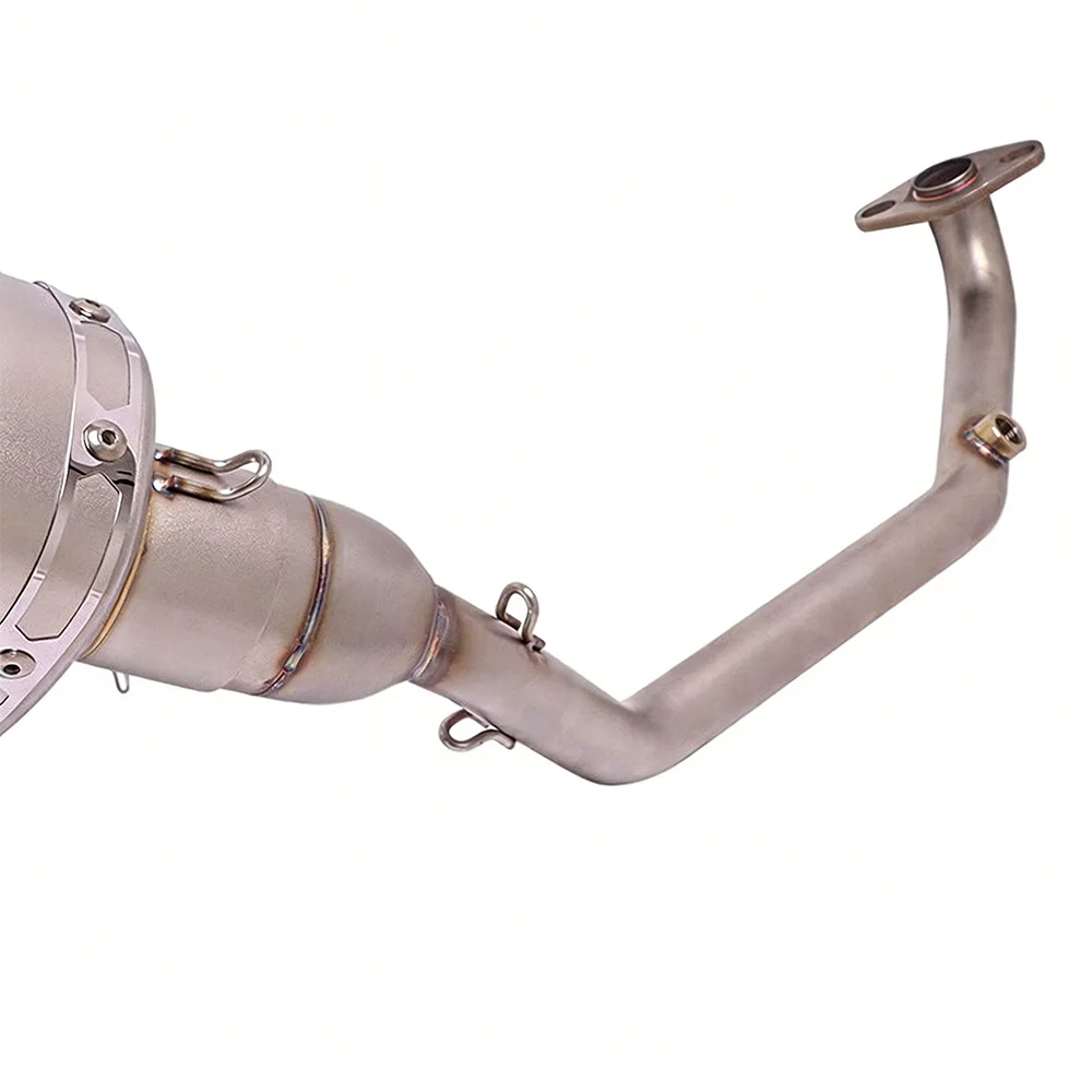 Für Honda PCX 150 125 160 2020-2023 Komplette Auspuffanlagen Krümmer Schalldämpfer Rohr Auspuffrohre – Detail 4