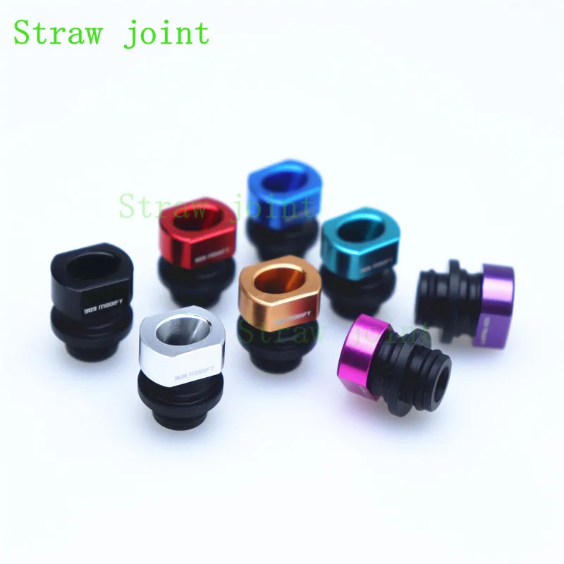 Трубочный шарнир, квадратный эллипс 909, модифицированный алюминиевый мундштук переменного тока, точка Aio V2 1, заготовка BB для коробки Петри DotAio 2, многоцветный цвет 8