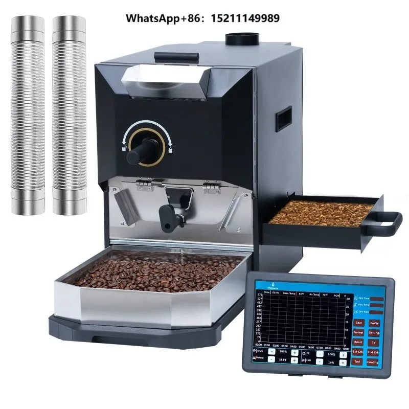 1kg Small Batch Coffee Roaster Machine Electric Coffee Bean Roaster for Specialty Coffee Shops and Micro Roasteries