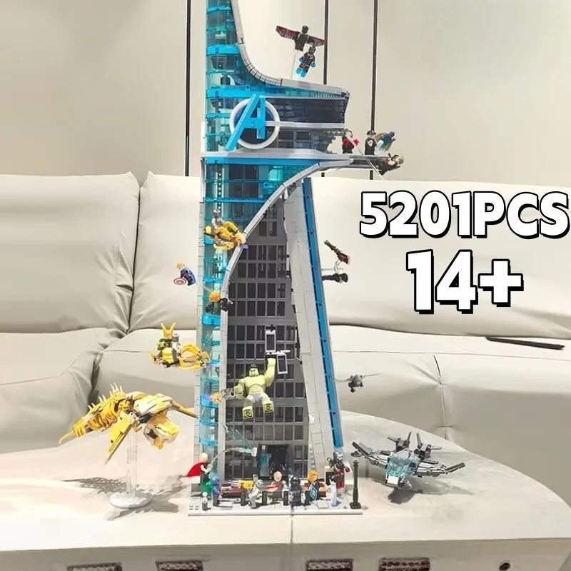 

2026new IN STOCK 5201Pcs 76269 Super Hero Theme Tower Building Blocks Assembly Model Toy For Adults Birthday Christmas Gifts