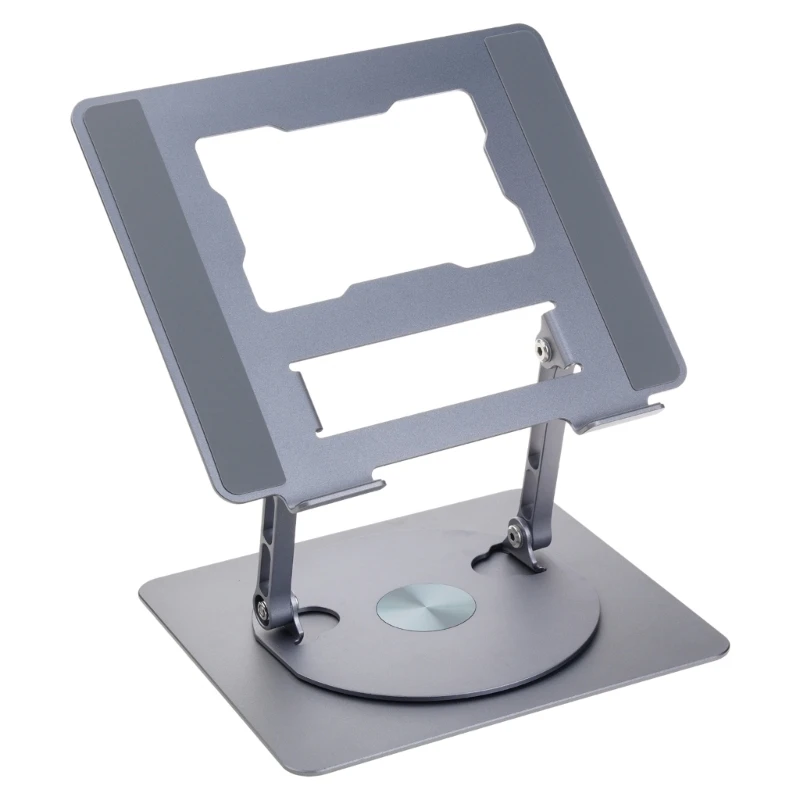 Foldable Tablets Bracket Stand Portable Laptop Bracket Heat Dissipation Height Adjustable Stand with 360 Degree Rotating
