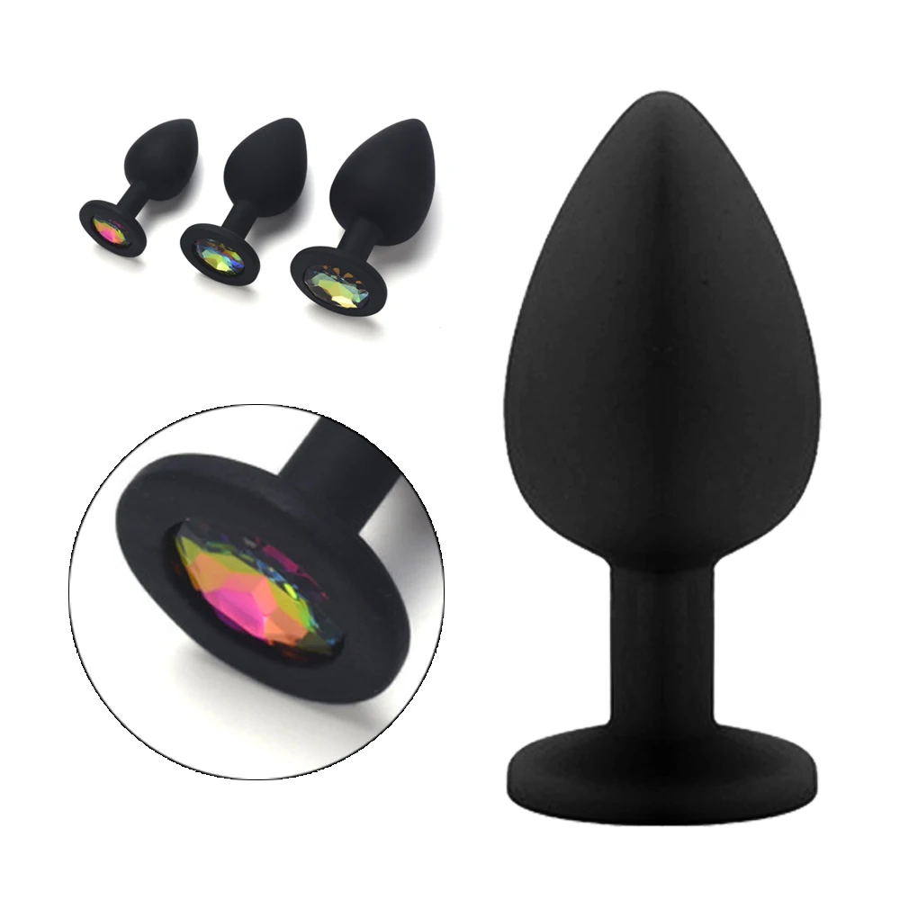 3 Sizes Anal Butt Plug Adult Silicone Anal Trainer Sex Prostate Back Yard Toy  Bdsm For Women Man Couple Gay Unisex Sex Shop 18+